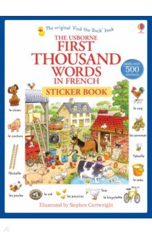 First Thousand Words in French. Sticker Book