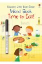 Brooks Felicity Little Wipe-Clean Word Books. Time to Eat! kindergarten reading and writing big fun practice pad