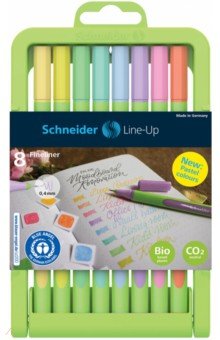 Набор капиллярных ручек Line-Up Pastel, 8 цветов, пастель