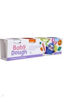 - Тесто для лепки Baby Dough , 4 цвета