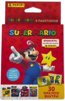 

Блистер с наклейками Super Mario