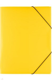 Папка на резинке Classic, A4, желтая