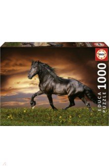 Пазл-1000 Бегущая рысью лошадь Educa
