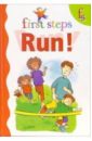 First steps. Run! книги для детей на английском языке 3 бестеллер про кота splat серия i can read