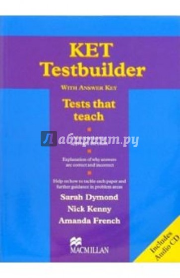 Ket Testbuilder: Tests that teach (With Answer Key) (+ CD)