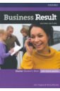 Hughes John, McLarty Penny Business Result. Second Edition. Starter. Student's Book with Online Practice talking doing business talking skills books speech and eloquence training communication and interpersonal communication books