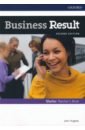 Hughes John Business Result. Second Edition. Starter. Teacher's Book (+DVD) business result second edition elementary teacher s book and dvd