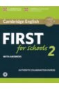 цена Cambridge English First for Schools 2. Student's Book with answers and Audio