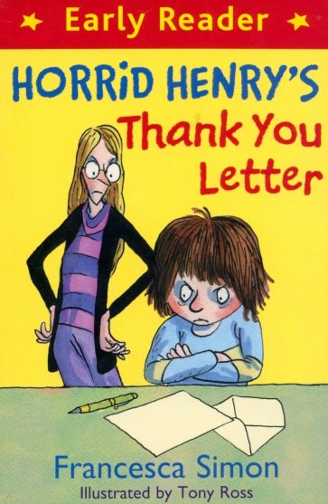 Horrid Henry's Thank You Letter