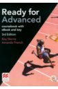 Norris Roy, French Amanda Ready for Advanced. 3rd Edition. Student's Book with eBook with Key norris roy french amanda hordern miles ready for advanced 3rd edition workbook without key cd
