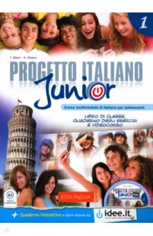 Progetto italiano Junior 1. Libro di classe & Quaderno degli esercizi + DVD Video