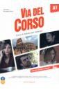 Marin Telis, Diadori Pierangela Via del Corso. A1. Libro dello studente ed esercizi (+2CD, +DVD)
