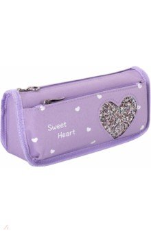 

Пенал-косметичка Heart, фиолетовый