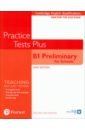 Little Mark, Newbrook Jacky Practice Tests Plus. New Edition. B1 Preliminary for Schools. Student's Book without key travis peter cambridge english qualification practice tests for b1 preliminary pet 8 practice tests