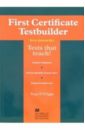 First Certificate: Testbuilder with answer key - Triggs Tony D