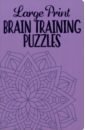 hinkler classic puzzles brain training blue abstract flora pack of 2 Saunders Eric Large Print Brain Training Puzzles