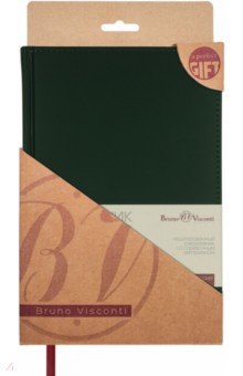 Ежедневник недатированный с индексами Velvet Index, темно-зеленый, А5, 136 листов