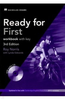 Обложка книги Ready for First. 3rd Edition. Workbook with Key (+Audio CD), Norris Roy, Edwards Lynda