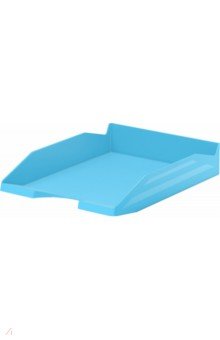 Лоток для бумаг пластиковый Office Pastel, голубой