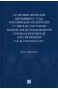 Барамзина Ольга Николаевна, Петрунева Анна Николаевна, Кощеева Елена Сергеевна Правовые позиции Верховного суда РФ по процессуальным вопросам. Хрестоматия стольникова мария викторовна практика подготовки и ведения гражданских дел