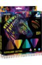Обложка Карандаши цветные Trio Mega Soft, 72 цвета