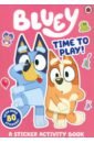 bluey the beach Time to Play. A Sticker Activity Book