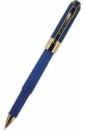 Обложка Ручка шариковая Monaco, синяя, темно-синий корпус