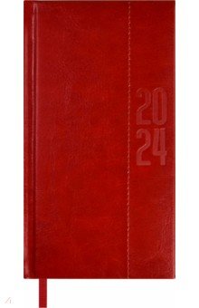 

Еженедельник датированный на 2024 год Сариф-эконом, красный, 64 листа