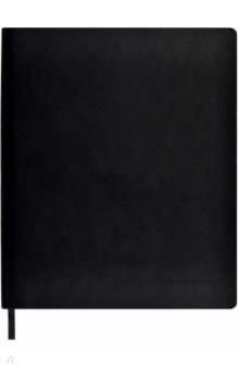 Записная книжка Шеврет делавэ, черная, А4+, 80 листов Феникс+