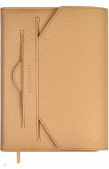 

Ежедневник недатированный Наппа экстра, бежевый, А5, 160 листов
