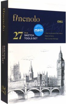 

Набор для скетчинга Finenolo, 27 предметов