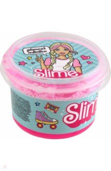 Slime Glamour collection crunch, розовый Волшебный мир