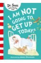 Dr Seuss I Am Not Going to Get Up Today! milk velvet bed sheet one piece thick coral velvet mattress cover bed cover dust proof and non slip fixed bed sheet
