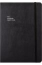Обложка Ежедневник недатированный Monochrome, черный, А5, 96 листов