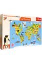 Обложка Пазлы развивающие Карта мира, 100 деталей