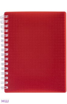 Записная книжка Canvas Красная, 80 листов, А6, клетка Хатбер - фото 1