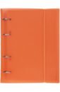 Обложка Тетрадь на кольцах Line Neon Оранжевая, 120 листов, клетка