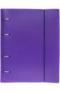 Обложка Тетрадь на кольцах Canvas Фиолетовая, 120 листов, клетка
