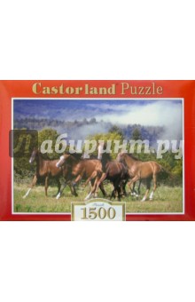 Puzzle-1500. Табун лошадей (С-150045).