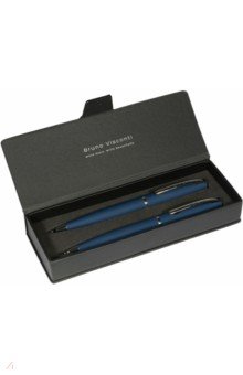 Набор Sienna, ручка шариковая автоматическая синяя + карандаш механический, 1,0 мм, 0,7 мм Bruno Visconti