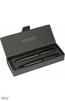 Набор ручка шариковая автоматическая, 1,0 мм+ роллер, 0,7 мм, Sorrento, синие Bruno Visconti - фото 1