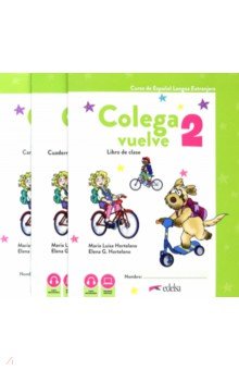 

Colega vuelve 2. A1. Pack alumno. Libro, Ejercicios, Carpeta de laminas