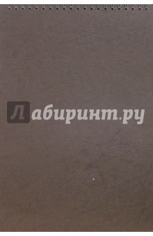 Блокнот А4 50 листов (клетка) Коричневый рельеф (пружина) /С25501 Блокнот А4 50 листов (клетка) Коричневый рельеф (пружина) /С25501