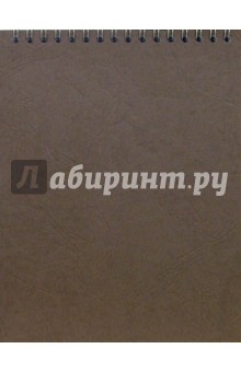 Блокнот А5 50 листов (не линованный) Коричневый рельеф (пружина) /С25401 Блокнот А5 50 листов (не линованный) Коричневый рельеф (пружина) /С25401