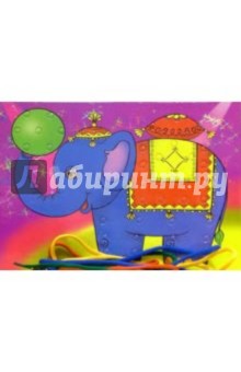 Игра-шнуровка: Слон Игра-шнуровка: Слон