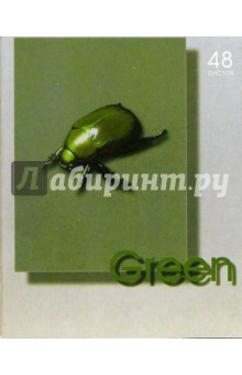 Тетрадь 48 листов (клетка) С15403 Green Тетрадь 48 листов (клетка) С15403 Green