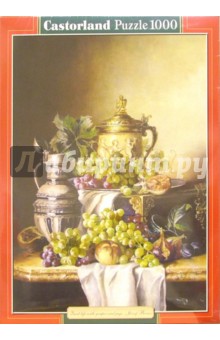 Puzzle-1000. C-101436. Натюрморт с виноградом Puzzle-1000. C-101436. Натюрморт с виноградом