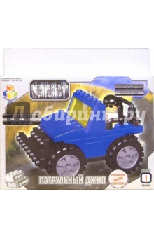 Конструктор. Патрульный джип. 50 деталей (Т100156) Конструктор. Патрульный джип. 50 деталей (Т100156)
