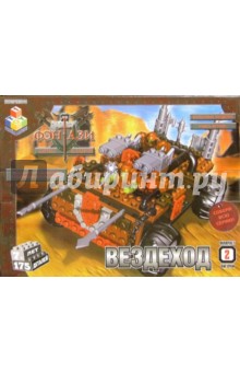 Конструктор. Вездеход. 175 деталей (Т100131) Конструктор. Вездеход. 175 деталей (Т100131)