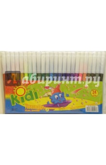 Фломастеры 24 цвета. KIDI (872402) Фломастеры 24 цвета. KIDI (872402)